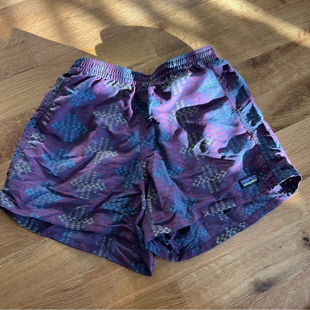 Patagonia Baggies - Purple and Blue
